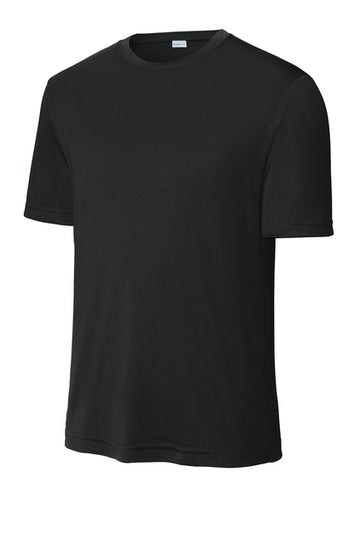 SHORT SLEEVE ATHLETIC CREWNECK SHIRT